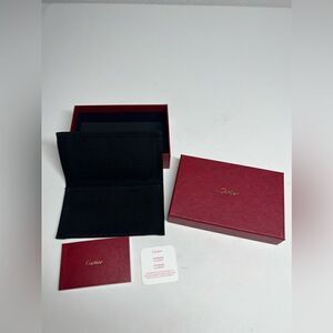 Cartier Box with Dust Bag Sleeve (Empty) 5,5”x3,5”x2”